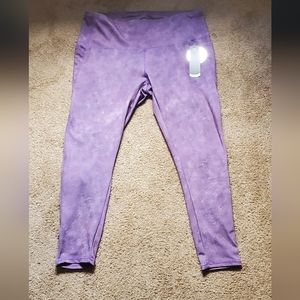 Daisy Fuentes Lavander Plus Size Leggings